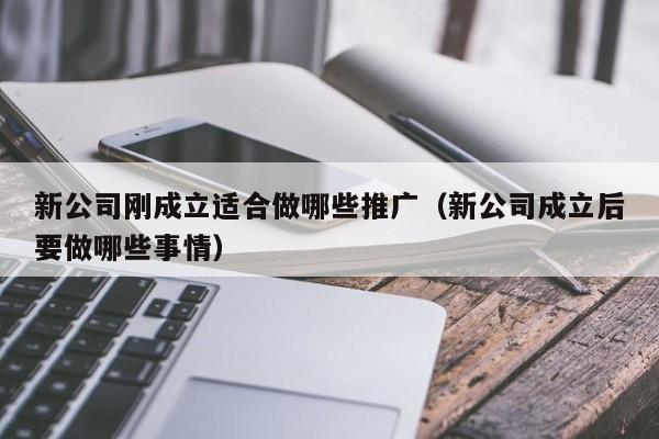 新公司刚成立适合做哪些推广(新公司成立后要做哪些事情)
